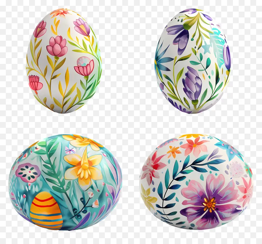 Los Huevos De Pascua，Huevos Decorados PNG