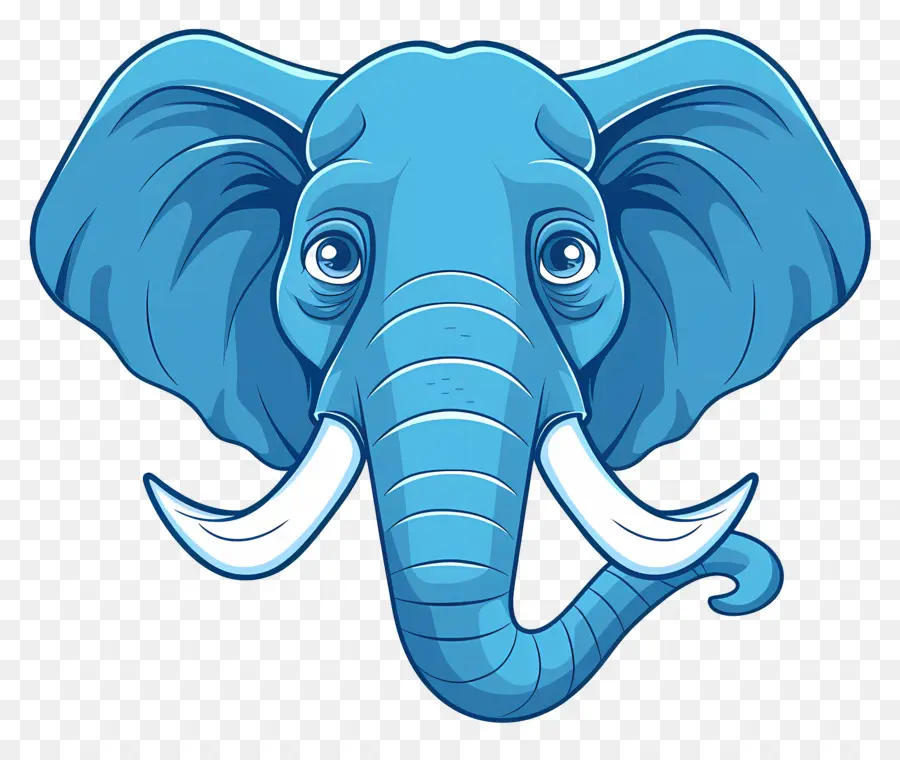 Blue Elephant，Elefante PNG