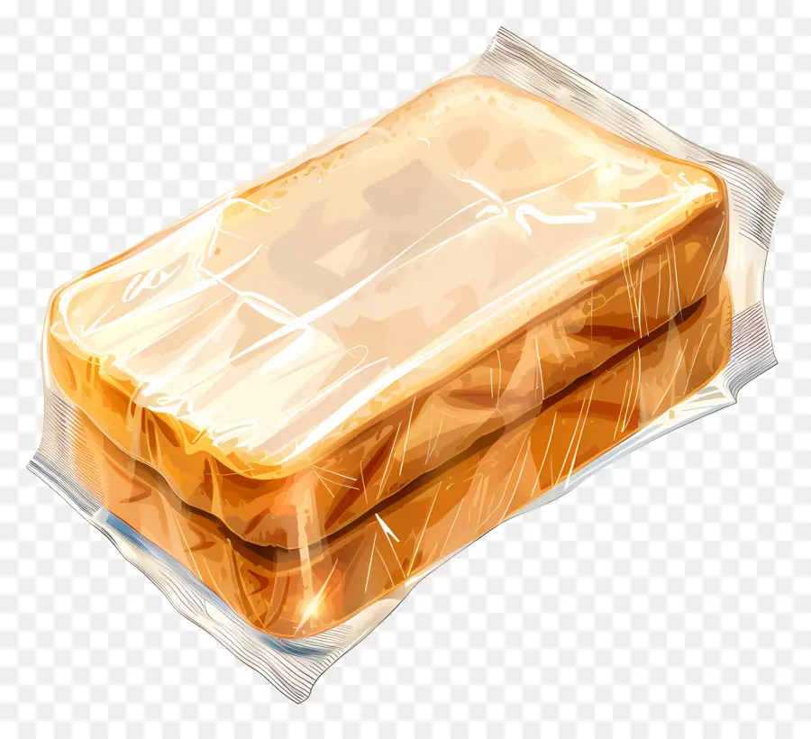 Embalaje De Pan De Plástico，Mantequilla PNG