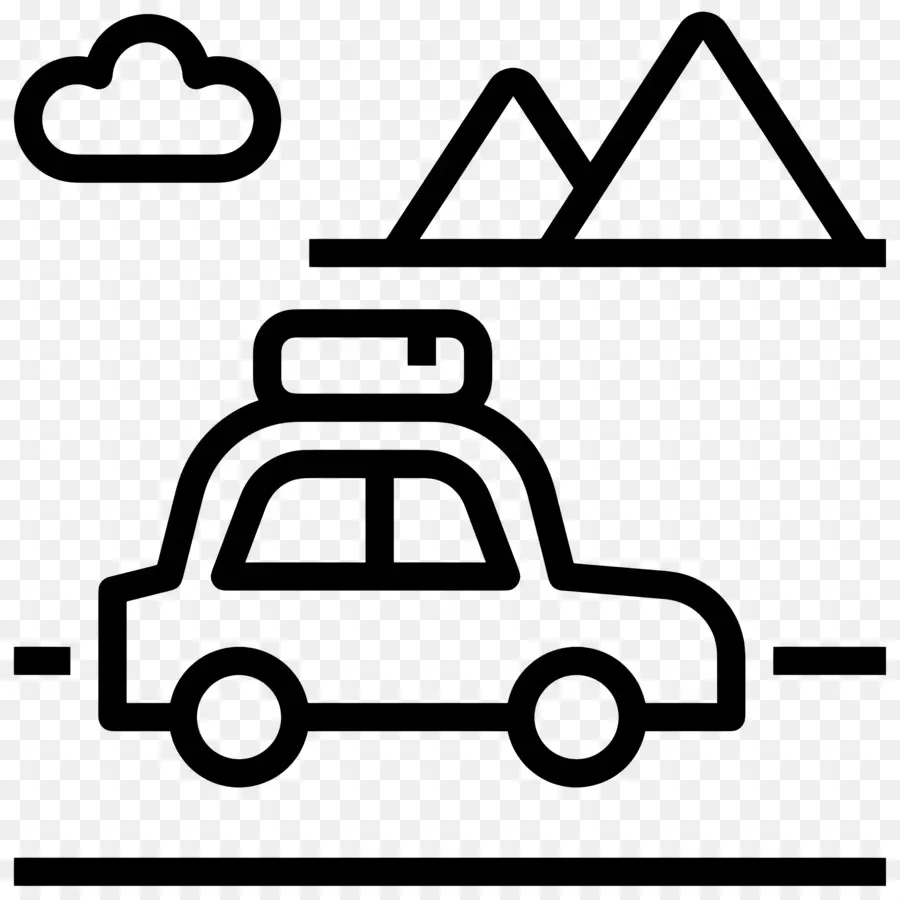 Viaje De Camping，Coche PNG