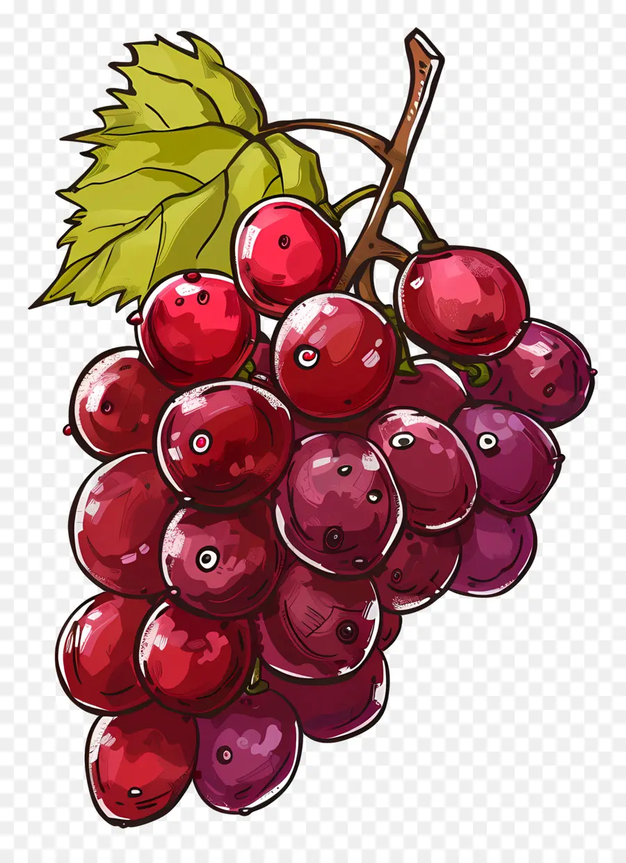 Las Uvas Rojas，Las Uvas PNG