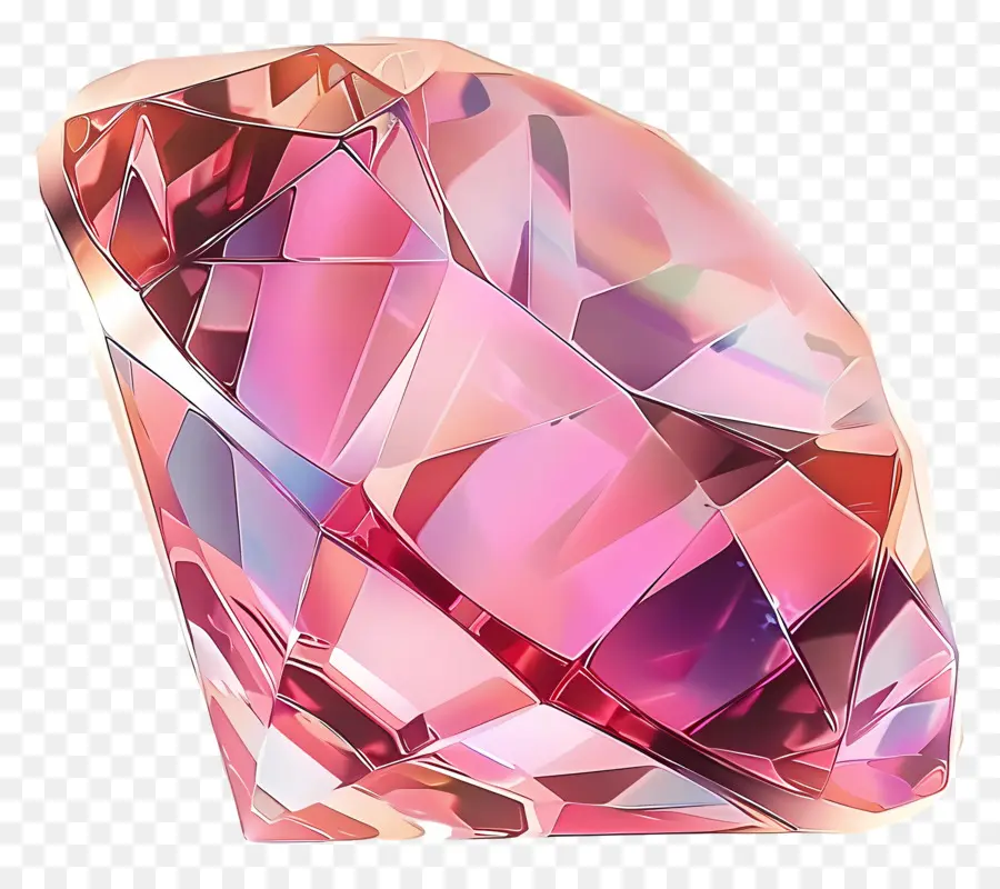 Diamante Rosa，Gema Rosa PNG