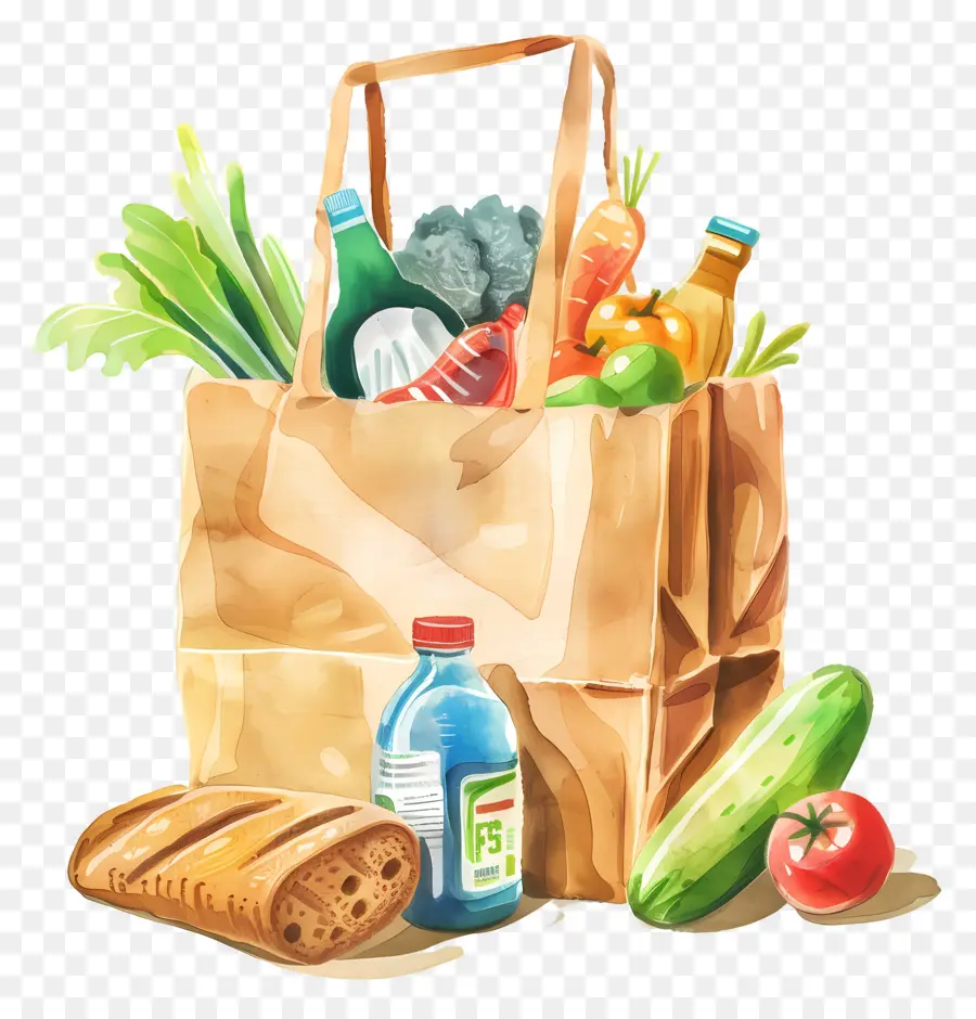 Bolsa De Comestibles，Bolso De Ultramarinos PNG