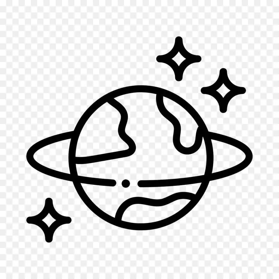 Los Planetas，Planeta Con Anillos PNG