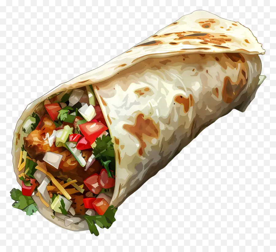 Burrito，Envoltura PNG