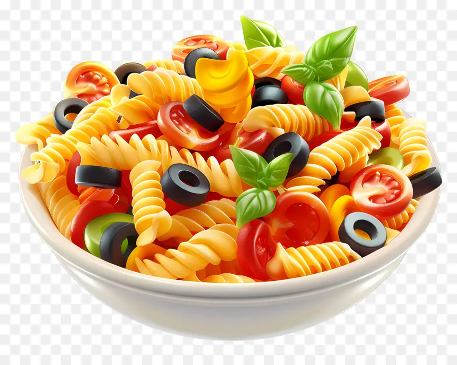 Ensalada De Pasta，Ensalada De Pasta Colorida PNG