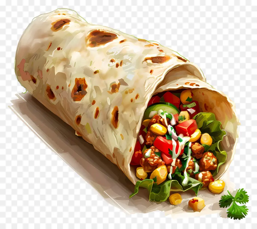 Burrito，Envuelva PNG