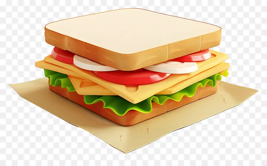 Sandwich，Lechuga PNG