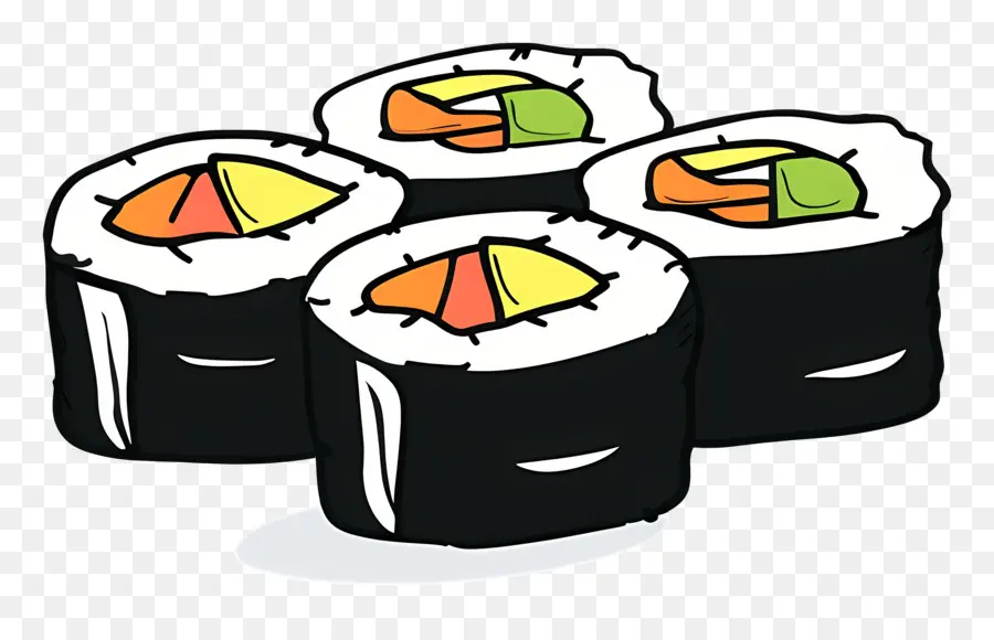 Rollo De Sushi，Rollos De Sushi PNG