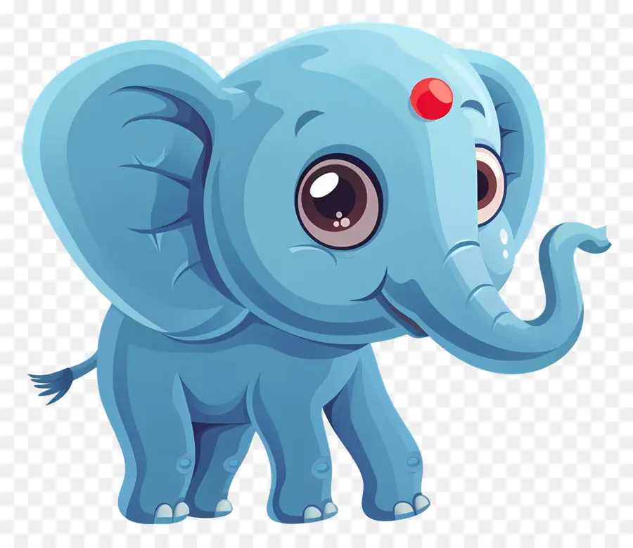 Elefante Azul，Elefante PNG