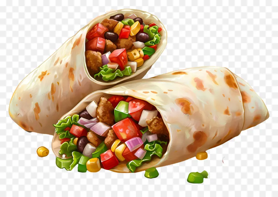 Burrito，Envuelva PNG