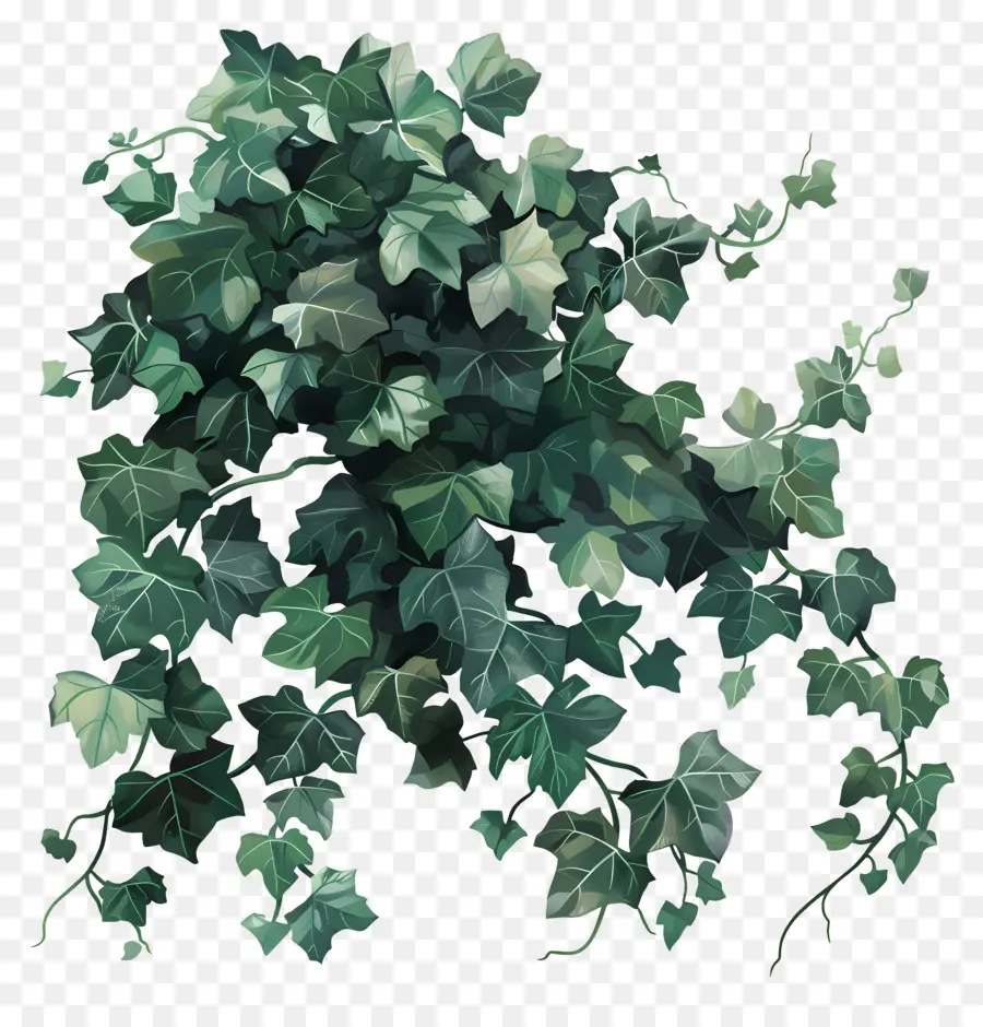 Ivy De Jardín，Hojas Verdes PNG