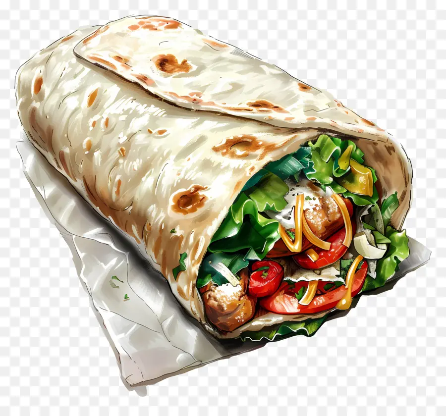 Burrito，Envuelva PNG