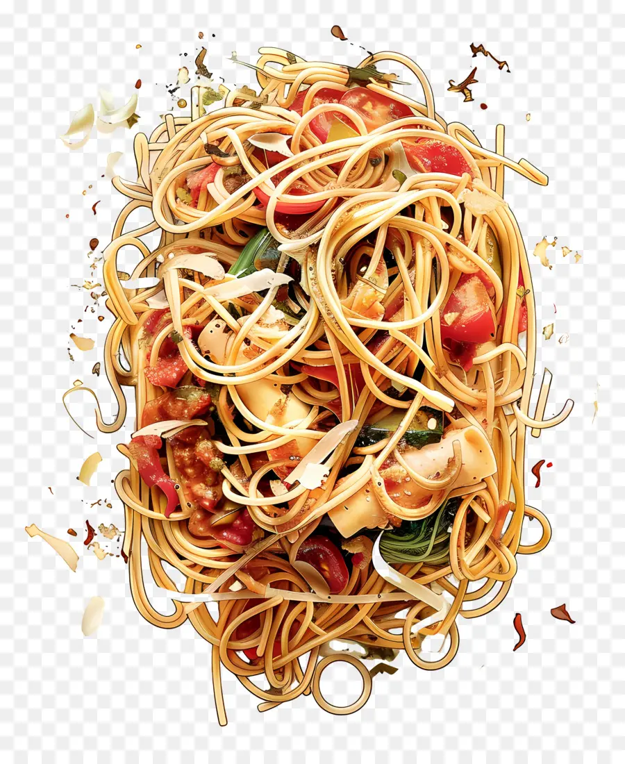 Espaguetis，La Pasta PNG