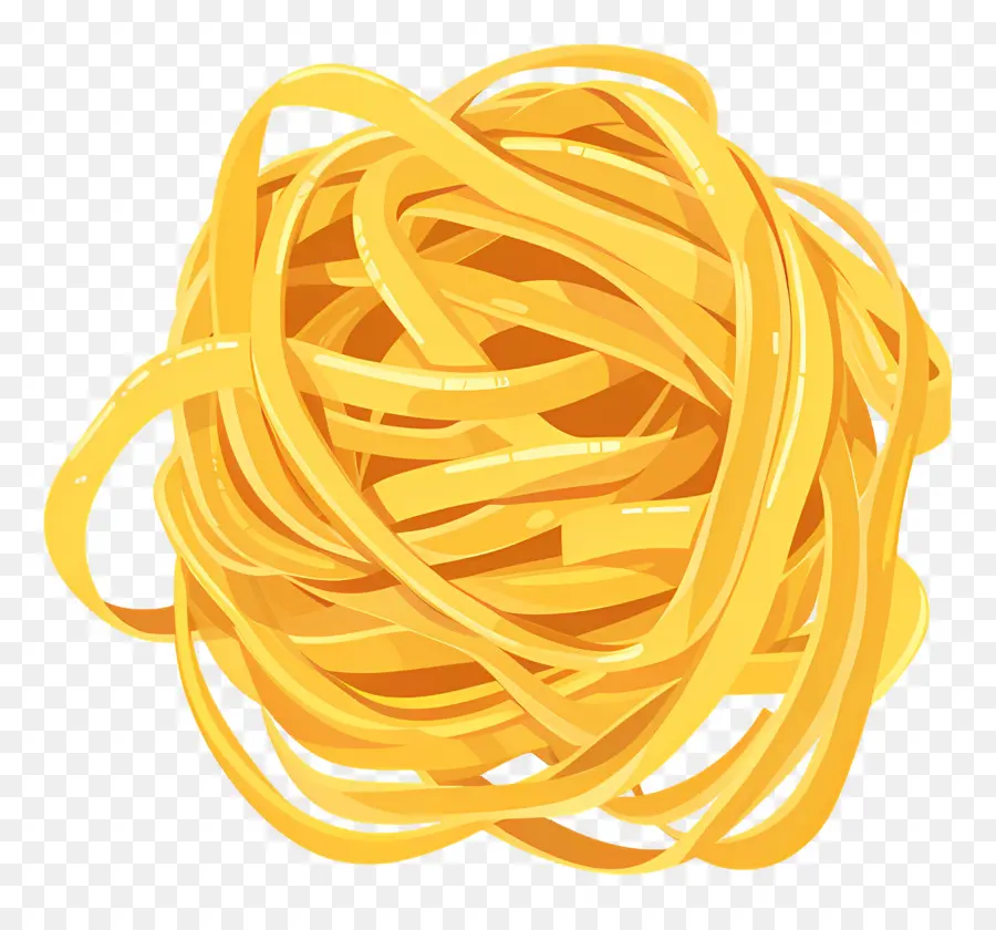 Fettuccine，Amarillo Fideos PNG