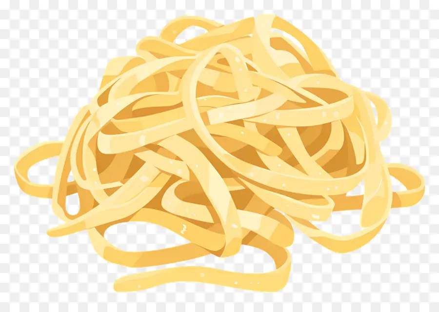 Fettuccine，Amarillo Fideos PNG