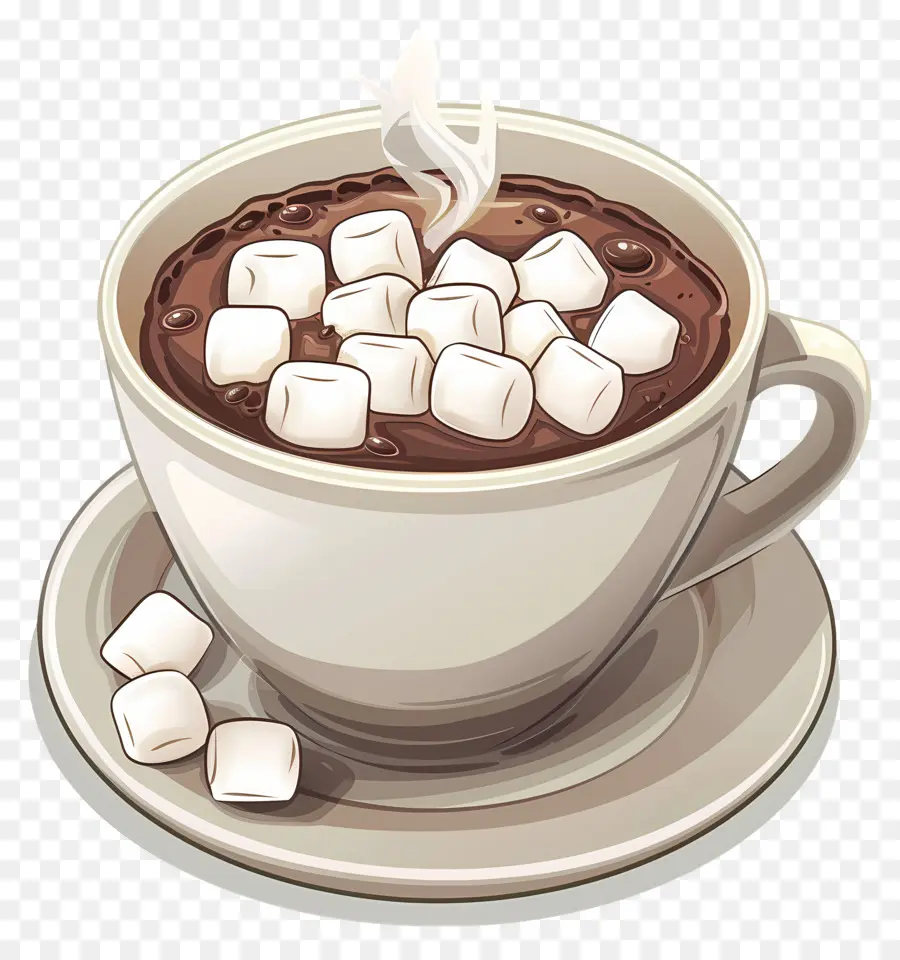 Chocolate Caliente Con Malvaviscos，Chocolate Caliente PNG