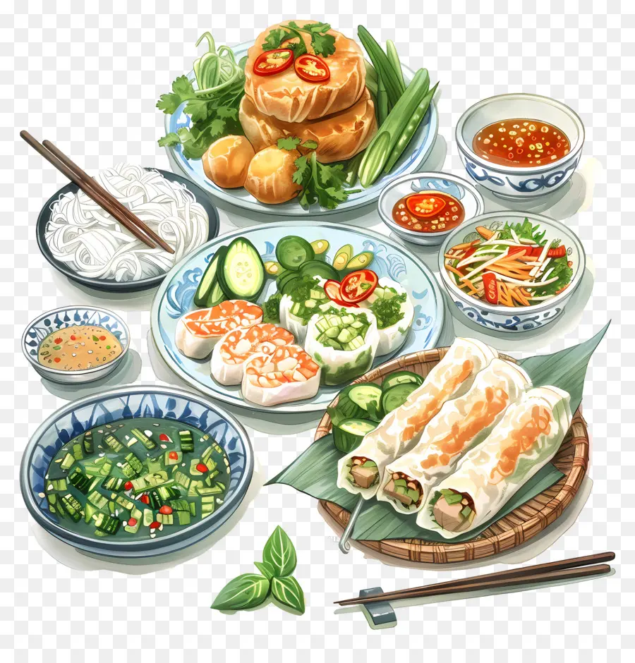 La Cocina Vietnamita，Comida Vietnamita PNG