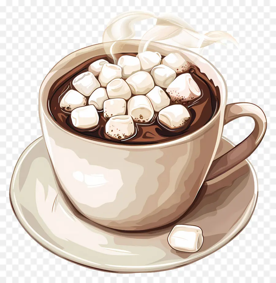 Chocolate Caliente Con Malvaviscos，Chocolate Caliente PNG