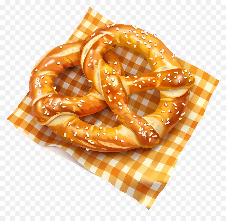 Pretzel，Merienda PNG