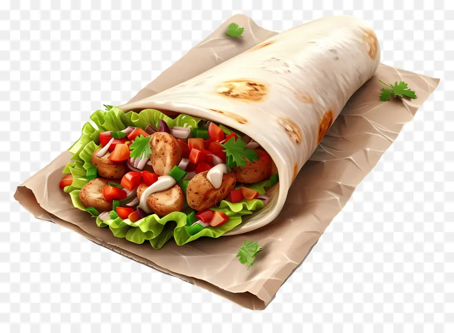 Burrito，Envoltura PNG