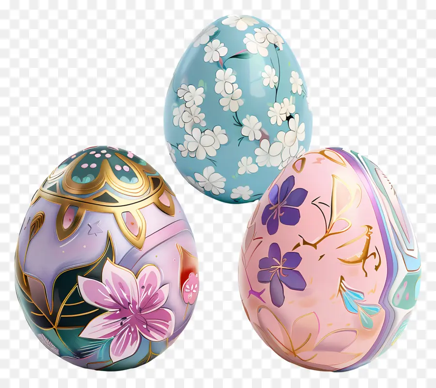 Los Huevos De Pascua，Huevos Decorados PNG