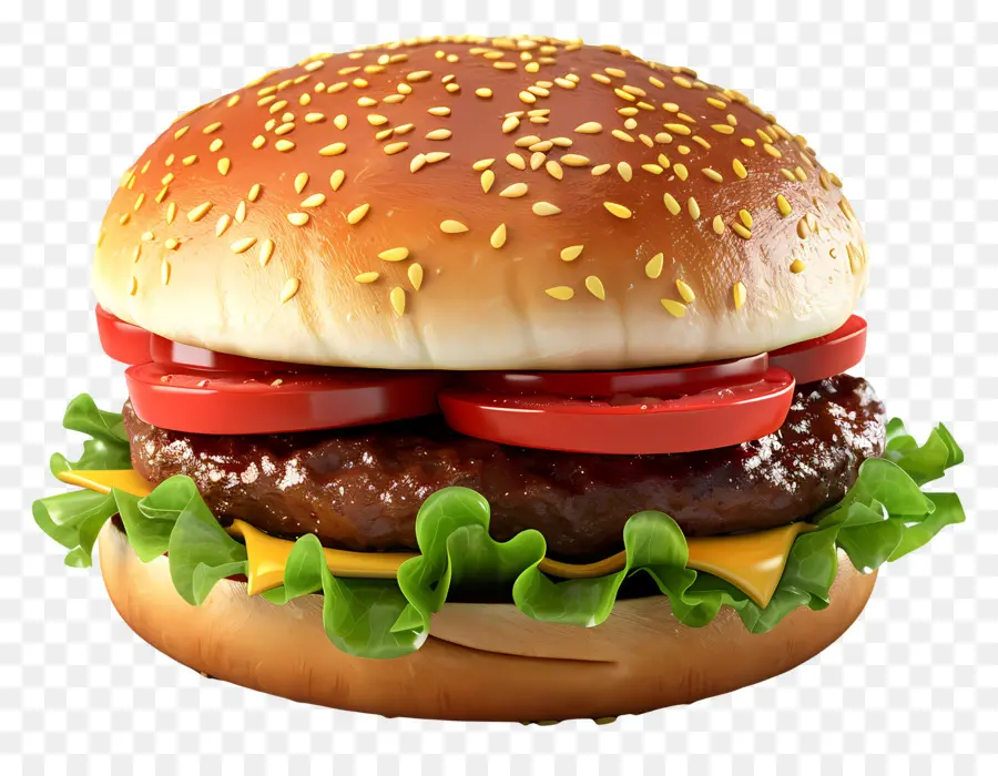 Hamburguesa，Lechuga PNG