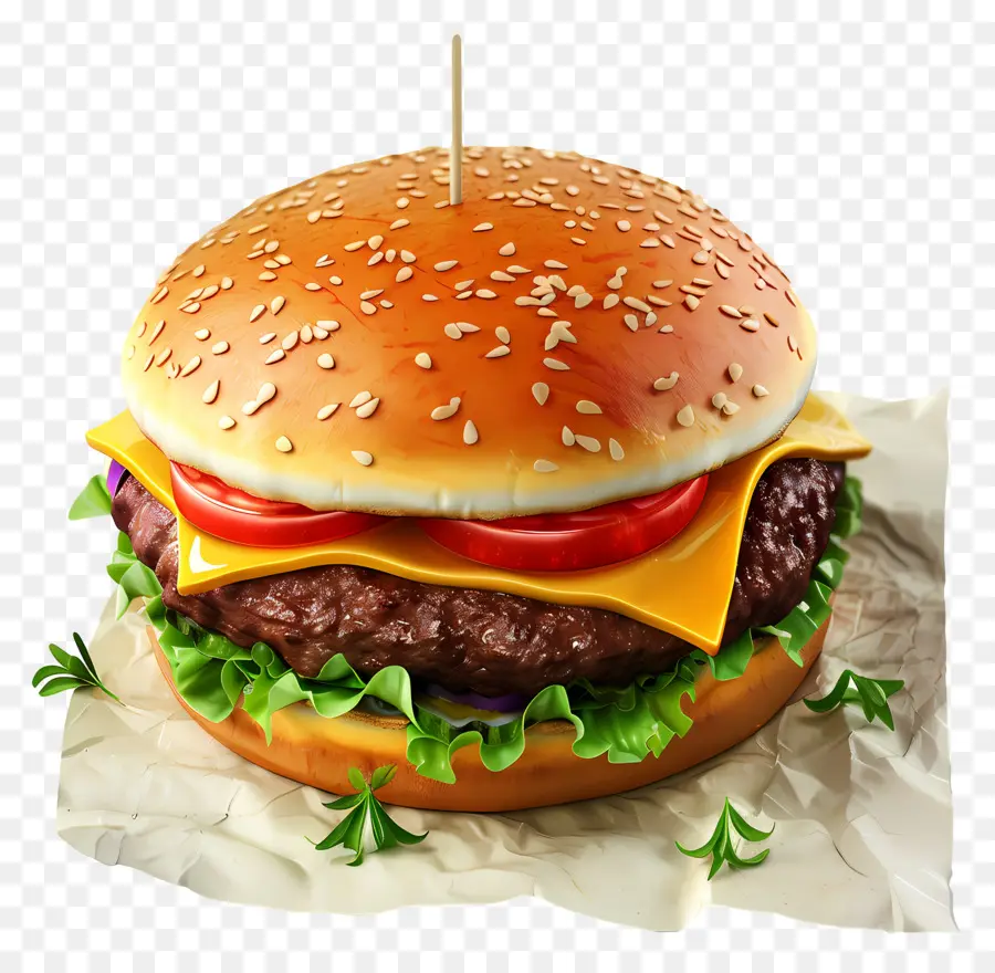 Hamburguesa Con Queso，Hamburguesa PNG