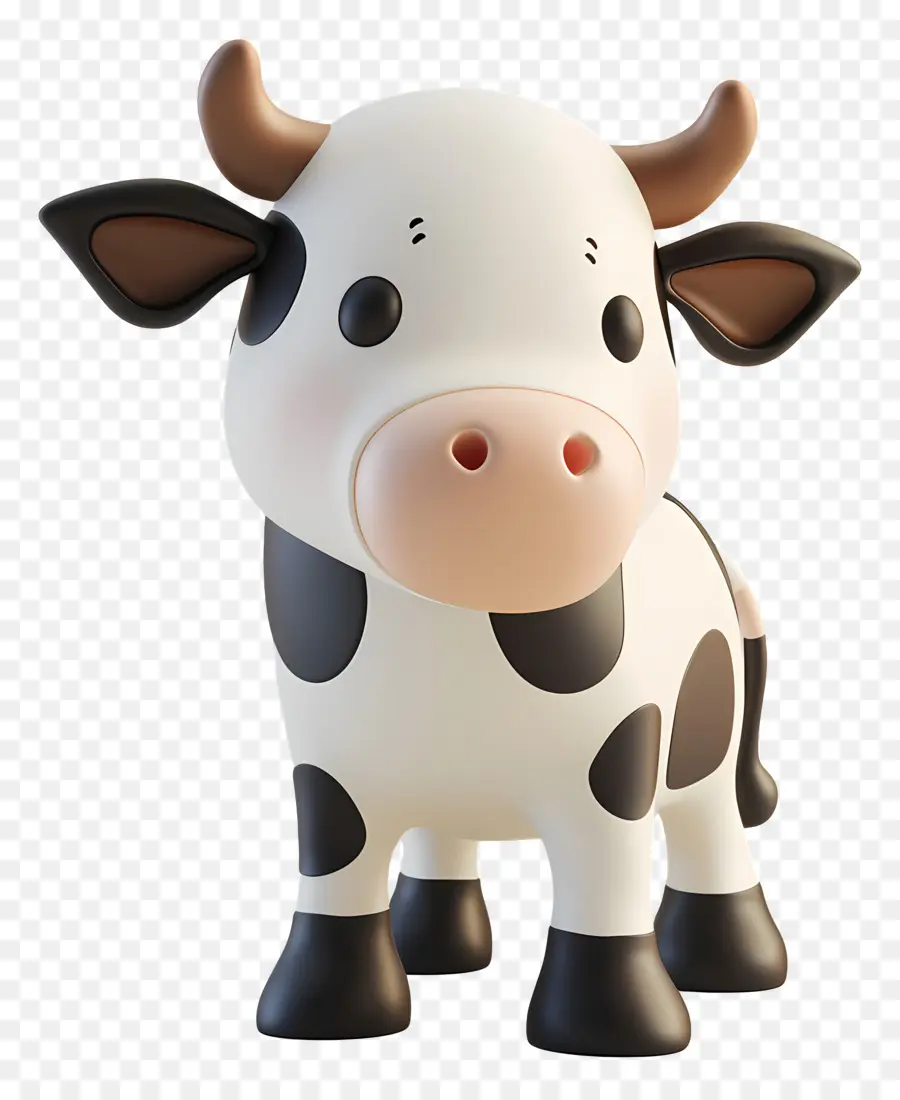 3d Vaca，Vaca PNG