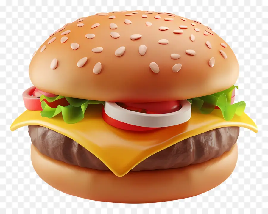 Hamburguesa，Hamburguesa Con Queso PNG