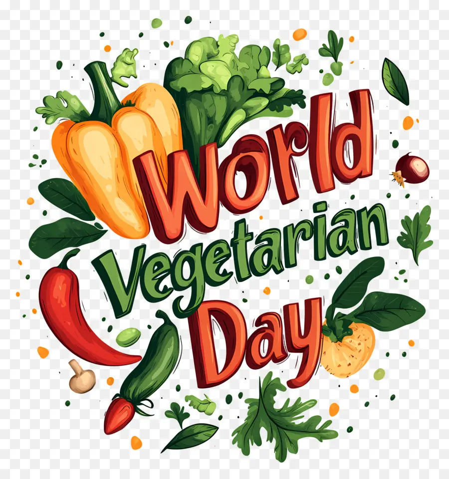 En El Día Mundial Vegetariano，Verduras PNG