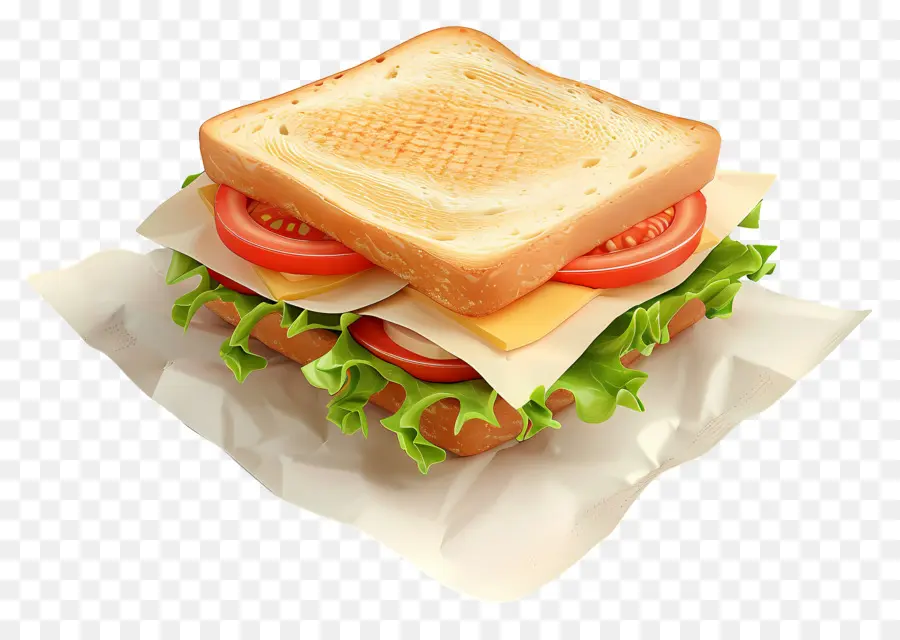 Sandwich，Lechuga PNG