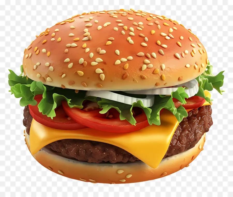 Hamburguesa，Hamburguesa Con Queso PNG