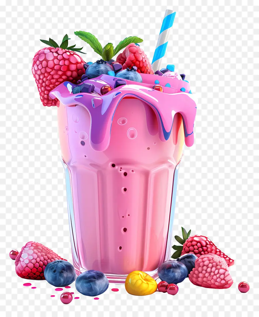 Batido，Berry Smoothie PNG