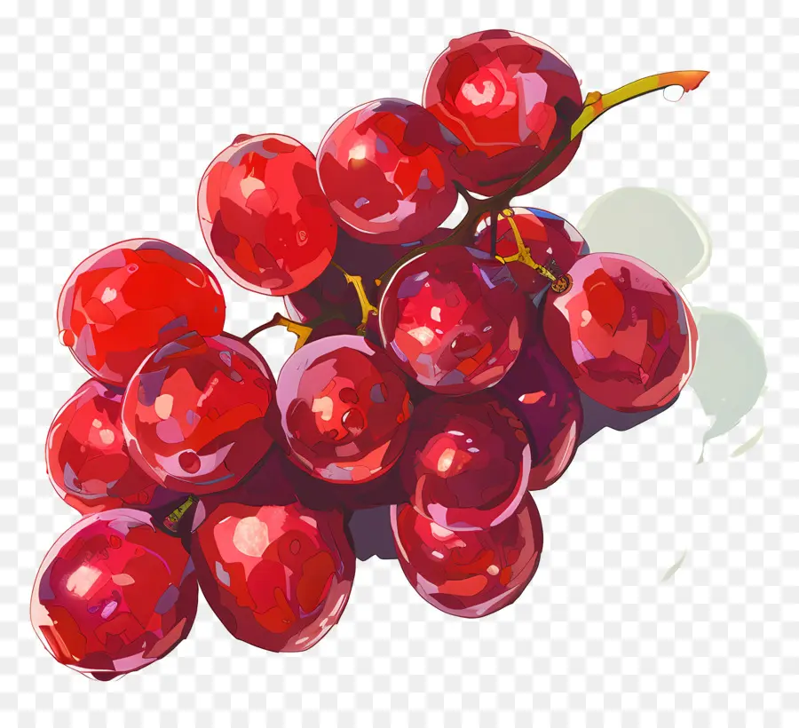 Las Uvas Rojas，Las Uvas PNG