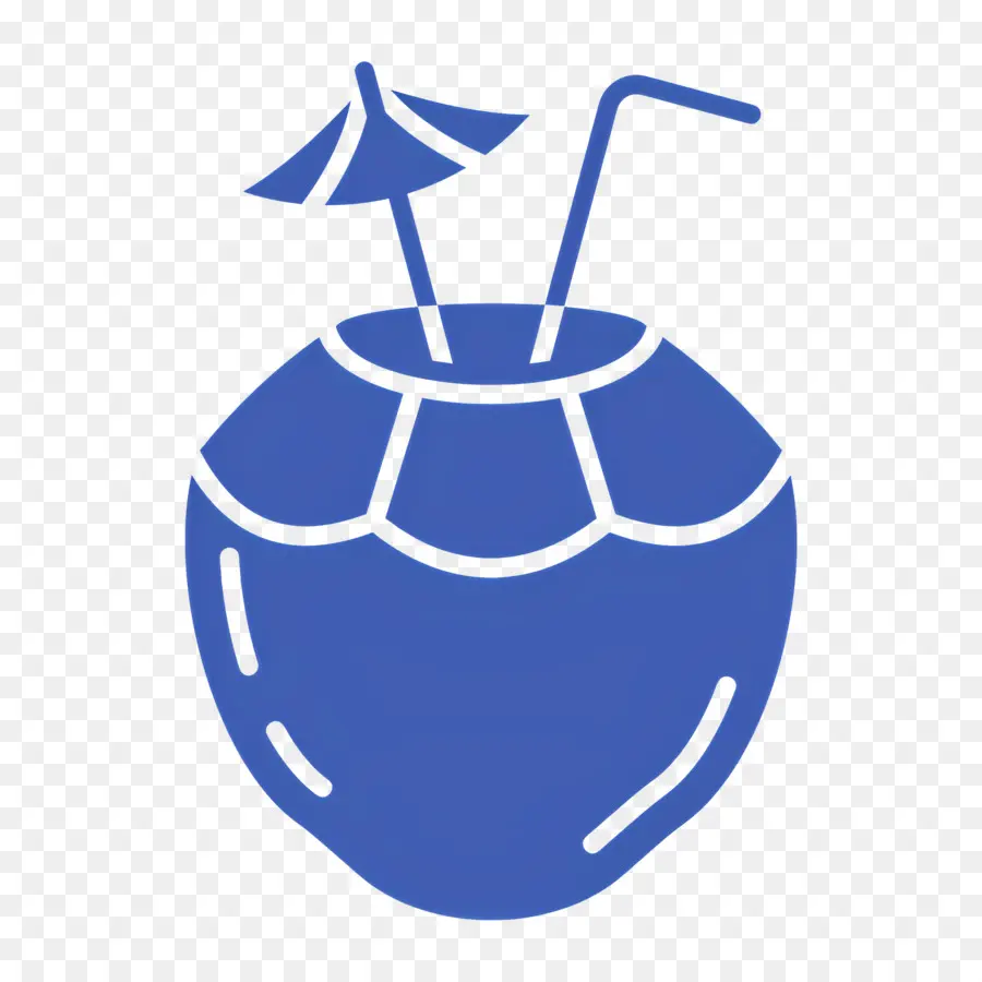 Bebida De Coco，Bebida De Coco Azul PNG