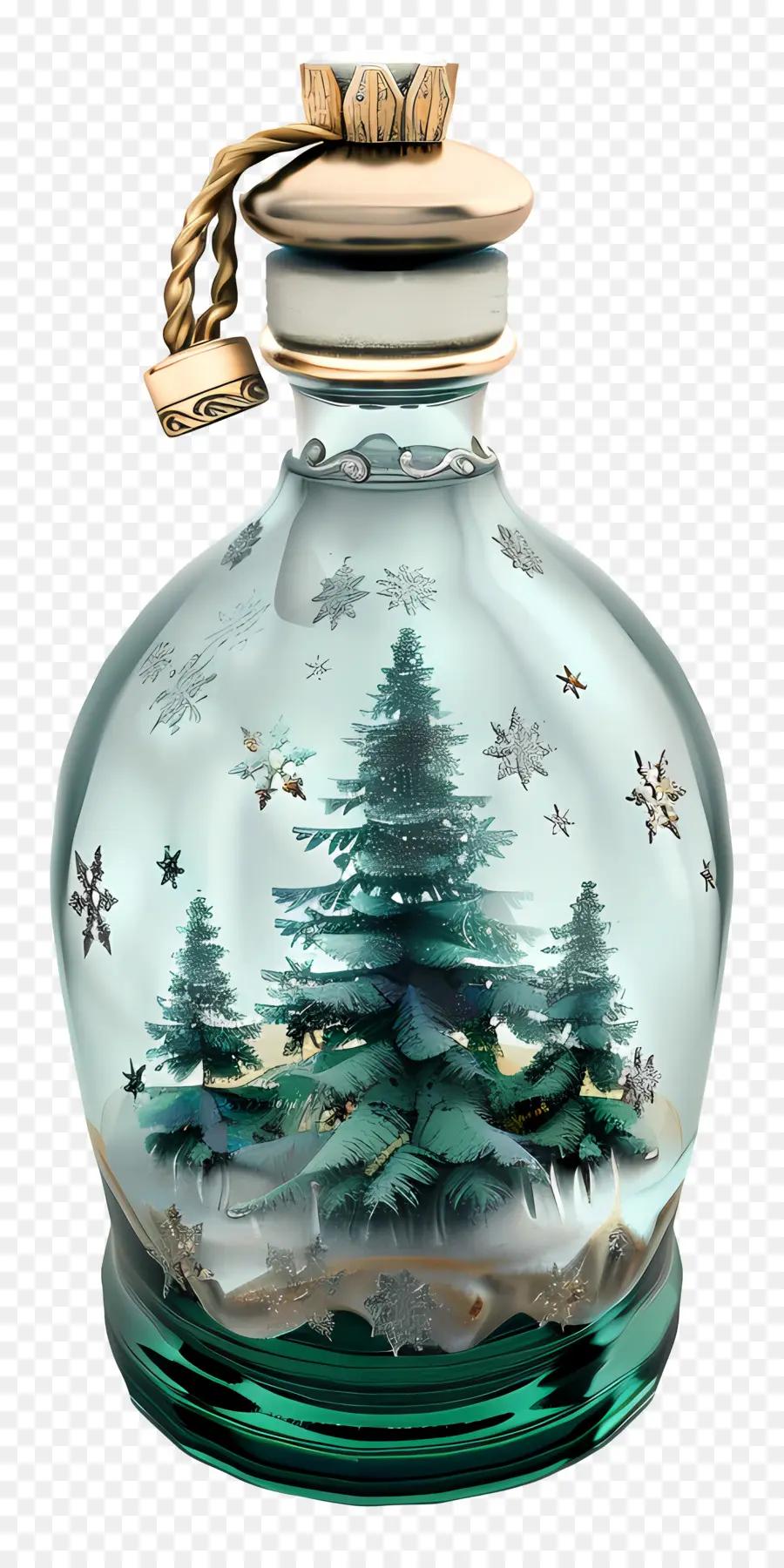 Botella De Navidad，Botella PNG