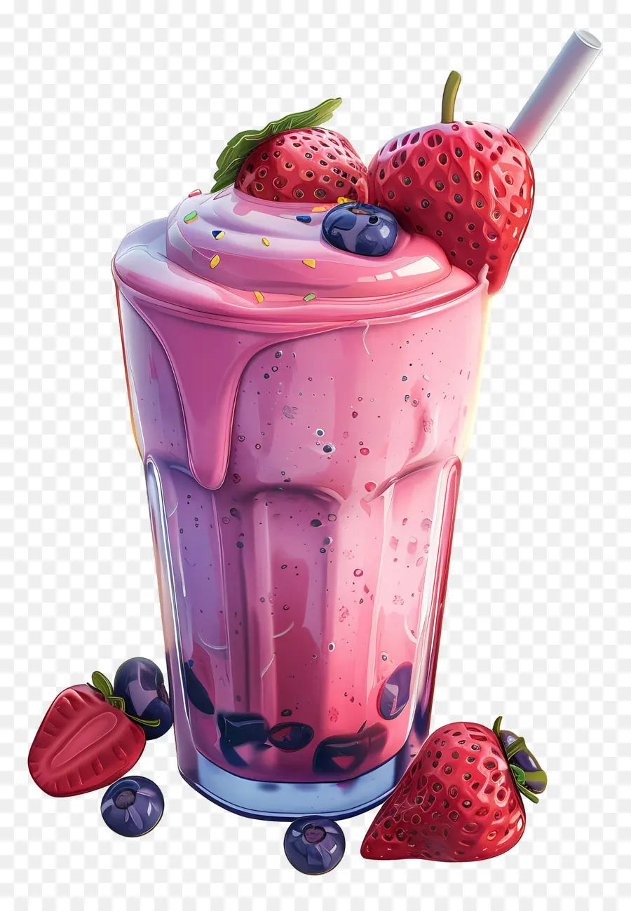 Batido，Berry Smoothie PNG