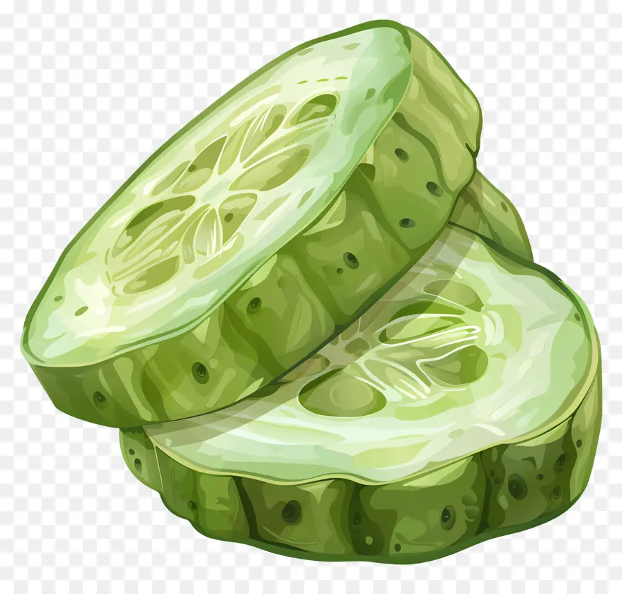 Pepino En Rodajas，Pepino PNG