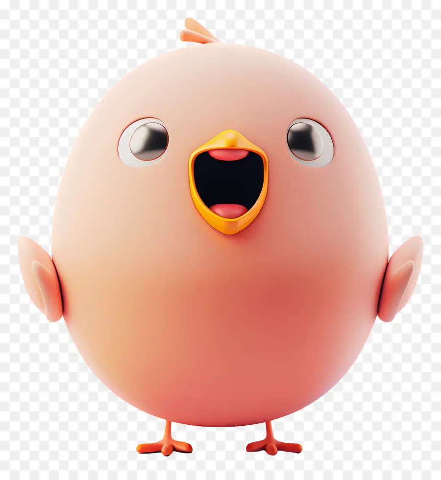 3d De Aves，Lindo Pollito PNG