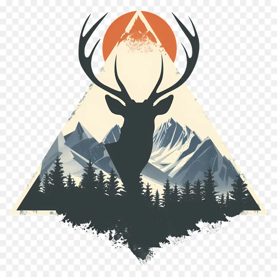 Deer Silueta，Los Ciervos PNG