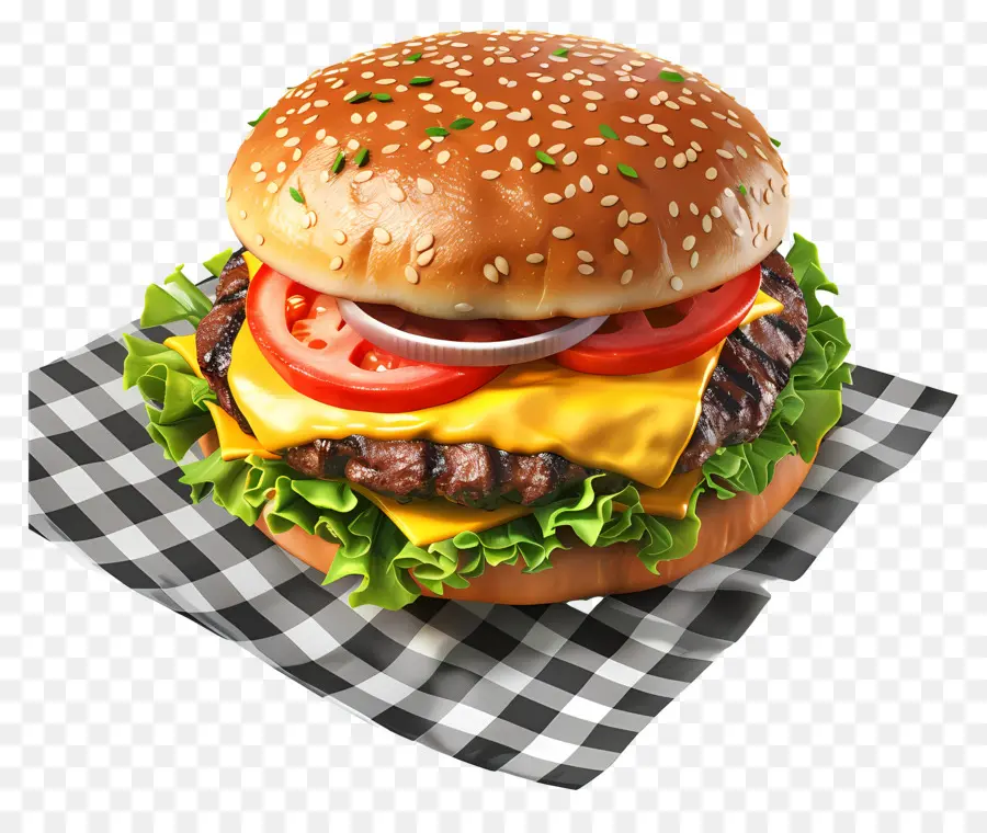 Hamburguesa Con Queso，Hamburguesa PNG