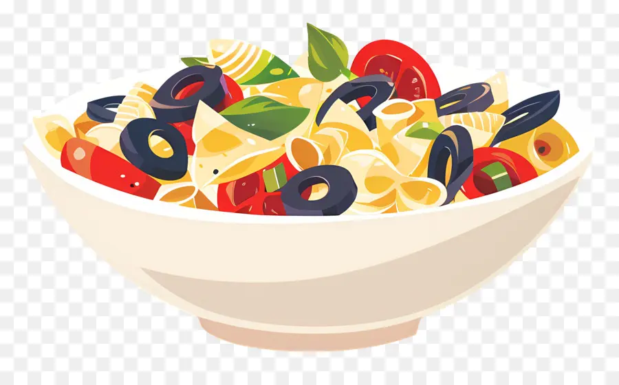 Ensalada De Pasta，Aceitunas PNG