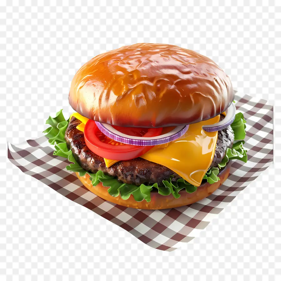 Hamburguesa Con Queso，Hamburguesa PNG