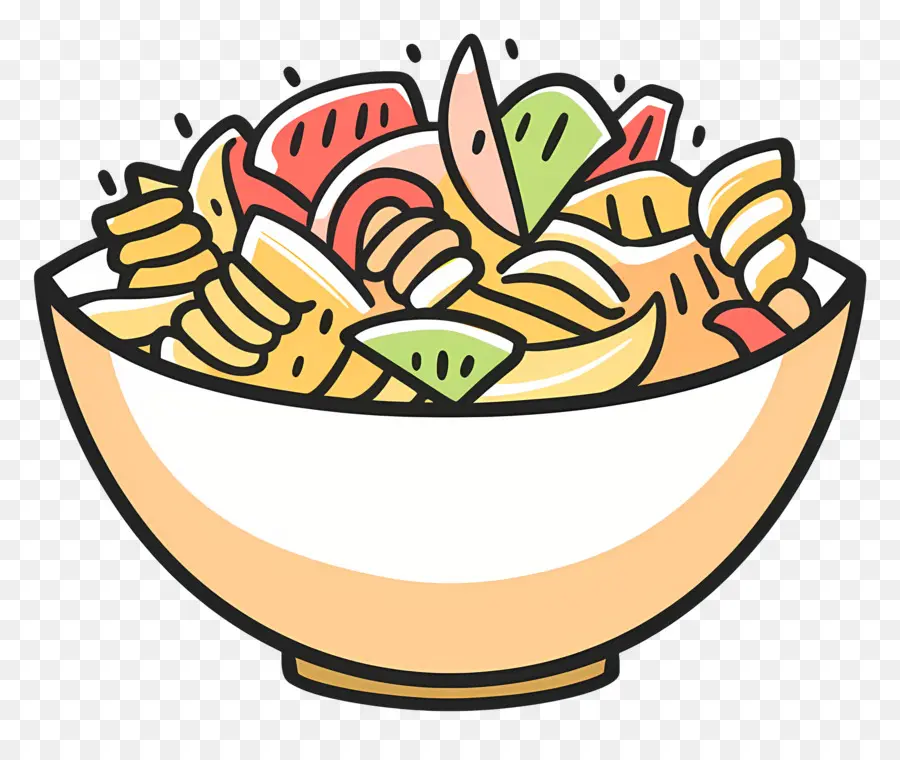 Ensalada De Pasta，Ensaladera PNG