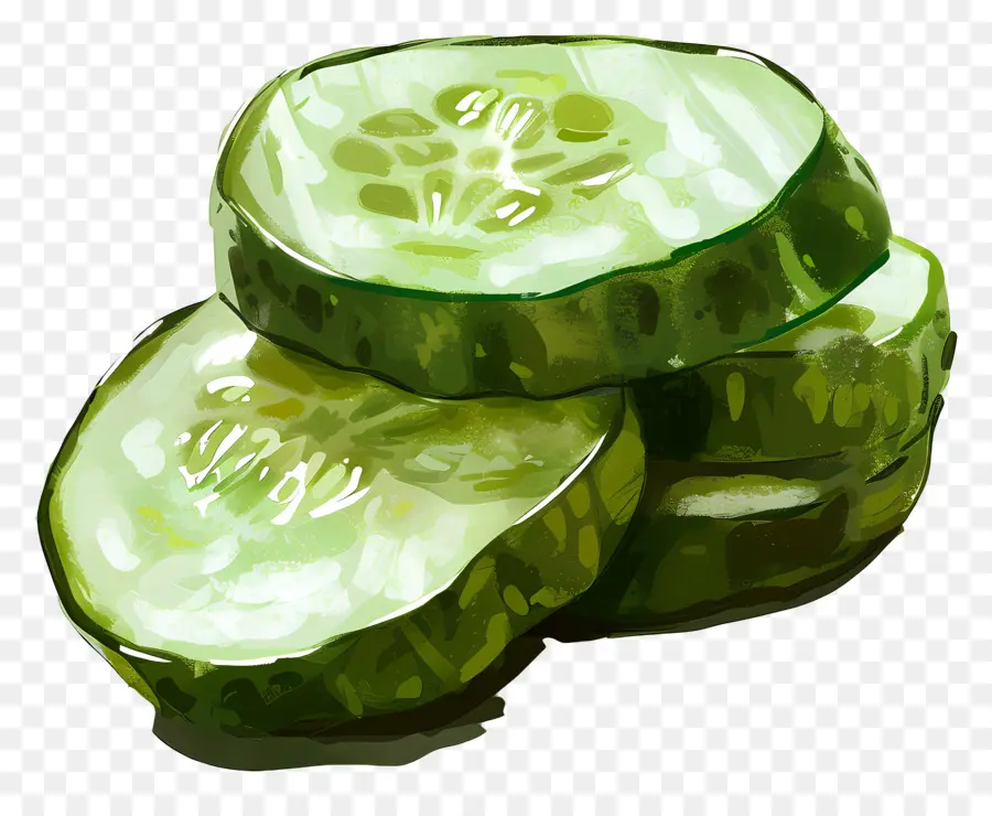 Pepino En Rodajas，Pepino PNG