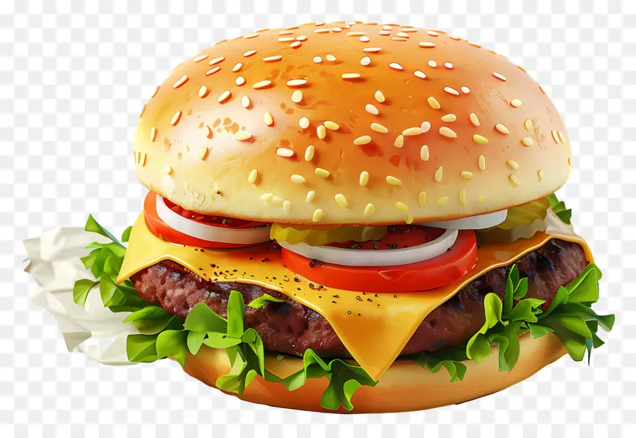 Hamburguesa Con Queso，Hamburguesa PNG