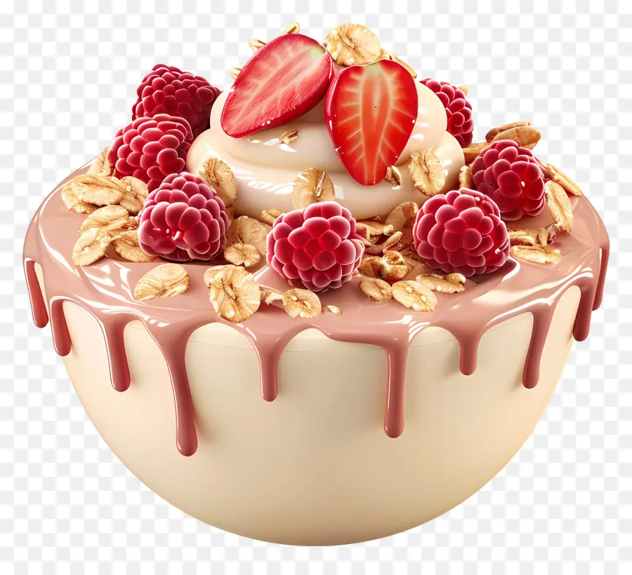 Tazón De Gachas，Postre Bol PNG