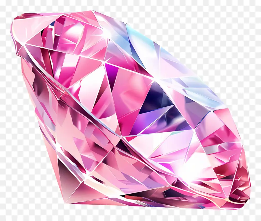 Diamante Rosa，Joya PNG