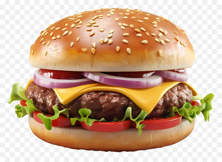 Hamburguesa，Hamburguesa Con Queso PNG